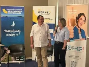 Photo de l'intervention de Céline Maury et Hugues Bommenel